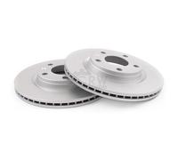 NK 2x Disco Freni Anteriore Ø256 MM Ventilato per Opel Astra G Cc F48_F08_1.6