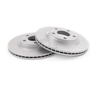 NK 2x Disco Freni Anteriore Ø300 MM Ventilato per Hyundai IX35 Lm El Elh 1.6 2.0