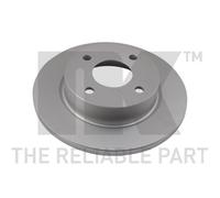 NK 2x Disco Freno Ø234 MM Pieno Rivestito Adatto A per Nissan Micra II K11