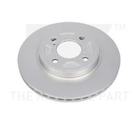 NK 2x Disco Freno Ø252 MM Ventilato Rivestito per Suzuki Swift V Az 1.2