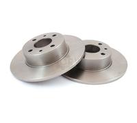 NK 2x Disco Freno Posteriore Ø264 Di MM Pieno per Opel Adam M13 1.0 Corsa E X15