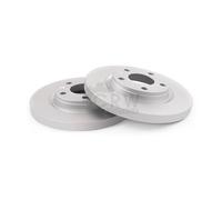 NK 2x Disco Freno Posteriore Ø264 MM Pieno per Opel Meriva Astra H L48 1.4 1.6