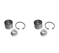 NK 2x Mozzo Ruota Kit Cuscinetto Posteriore per Renault Clio IV Twingo II Dacia