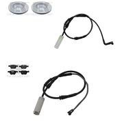 NK Dischi Freno 330mm + Pastiglie Frontale Adatto A per BMW 3er E90 E91 E92