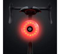 NK Luce posteriore LED per bicicletta - 5 modalità di illuminazione, ricaricabile, porta di ricarica DC5V 1A, micro USB, resistente all'acqua IPX5, leggero e durevole, facile installazione