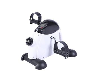 NK Pedali statici, Esercitatore a Pedale per Allenamento di Braccio e Gambe, Livelli di Resistenza Regolabili, Display LCD