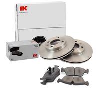 NK Set Dischi Freno Anteriori Ventilati + Pastiglie per Nissan Almera Hatchback