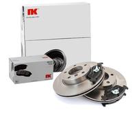 NK Set Dischi Freno Ventilato Posteriore + Pastiglie per BMW 3er Touring 4 Gran