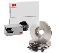 NK Set Freni Dischi Anteriori Ventilati + Pastiglie per Renault Clio I