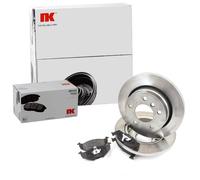 NK Set Freni Dischi Pieno Posteriore + Pastiglie per BMW 3er Compatto