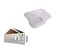 NK VASCHETTE per Patatine in PLASTICA PP cm 13,7x9,5x6,3 Ideale per cibi da asporto Anche Caldi 125 PZ