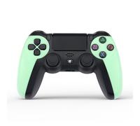 NK Wireless Controller PS4 / PS3 / PC/Mobile - Controller wireless con Vibrazione, Rilevamento a 6 assi, luce LED, pannello tattile, jack per cuffie, cavo di ricarica incluso - Verde
