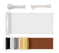 NKADNB Frangivista per Balcone 50x2000cm Protezione da Sguardi Indiscreti per Balconi per Balcone Protezione della Privacy Recinzione Schermo,Bianco