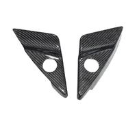 NKCVEZBW 2 pezzi di copertura for tweeter a colonna in fibra di carbonio, decorazione interna compatibile con Maserati GranTurismo GT GTS 2007-2020