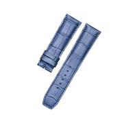 NKCVEZBW Compatibile con Baume & Mercier Hampton CLASSIMA 10597/10310 Cinturini for Orologi in Pelle di Vitello Strato Superiore Accessori in Pelle(Dark Blue Without b,20mm)