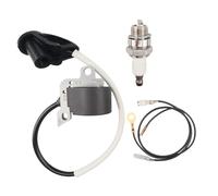 NKCVEZBW Compatibile con Bobina di accensione 4128 400 1306 con Candela Compatibile con decespugliatore FS400 FS450 FS480 SP400 SP450 FR450 FR480