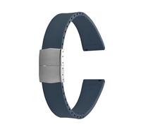 NKCVEZBW Compatibile con cinturini for orologi in gomma Delugs CTS Fkm da 20 mm fibbia a farfalla a 4 colori, cinturino a sgancio rapido texture unica(Blue with Buckle 1)