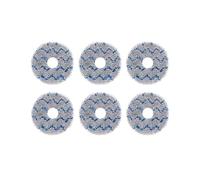 NKCVEZBW Compatibile con Deebot X1/ T10 OMNI Contenitore for la polvere Rullo Spazzole Sacchetti for Panni for mocio Ricambi(6 Mop Cloths)