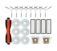 NKCVEZBW Compatibile con il robot aspirapolvere X20+ / X20 Plus Kit di accessori for aspirapolvere Spazzola laterale principale Filtro Hepa Sacchetti for la polvere in tessuto