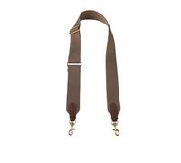 NKCVEZBW Compatibile con tracolla for borsa in tinta unita, in tela larga 5 cm, parti in pelle di mucca regolabili(Num 4,Gun buckle)