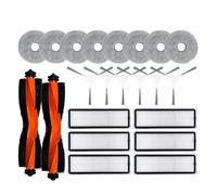 NKCVEZBW Compatibile con Xiaomi Robot Vacuum S20+ / S10 Plus B108GL B105 B108CN B113CN Parti Rullo principale Spazzola laterale Filtro HEPA Panno for mocio(22SET)