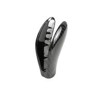 NKCVEZBW Copertura adesiva for pomello del cambio in fibra di carbonio for auto, compatibile con Cayenne 2004, 2005, 2006, 2007, 2008 e 2009. Stile degli interni.(C)