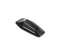 NKCVEZBW Copertura for antenna a pinna di squalo in ABS/vera fibra di carbonio, adesivo for finiture auto compatibile con BMW Serie 4 G26 2022 e Serie 7 I7 2023(Black)