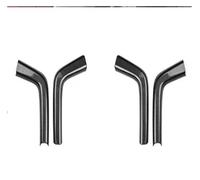 NKCVEZBW Copertura protettiva for maniglia centrale della portiera, con motivo in fibra di carbonio, for interni auto in ABS, compatibile con Cayenne 2018-2024(B Rear Door)