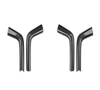 NKCVEZBW Copertura protettiva for maniglia centrale della portiera, con motivo in fibra di carbonio, for interni auto in ABS, compatibile con Cayenne 2018-2024(A Front Door)
