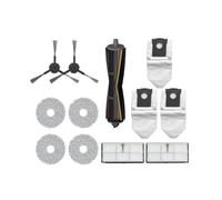 NKCVEZBW E30 Ultra compatibile con L10s Heat Mijia M30 S Robot Aspirapolvere Ricambi Spazzola principale/TriCut/laterale in gomma, Filtro, Straccio for mocio(Parts Kit 3)