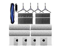 NKCVEZBW Kit di accessori di ricambio compatibile con il robot aspirapolvere DEEBOT X8 PRO OMNI, spazzola laterale principale, filtri HEPA e sacchetti for mocio