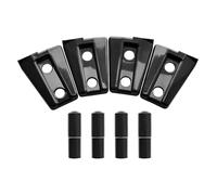 NKCVEZBW Kit di Protezione for Cerniere delle Porte Compatibile con Jeep Wrangler Unlimited Rubicon Sahara Sports Accessories 2007-2018 JK(4 Pieces)