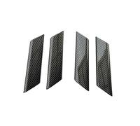 NKCVEZBW Rivestimento for maniglia interna del bracciolo della portiera in fibra di carbonio, compatibile con accessori Golf 7 7.5 MK7 2015, 2016, 2017, 2018 e 2019.