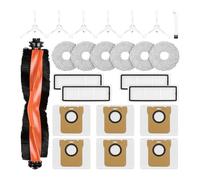 NKCVEZBW Set di accessori compatibile con Xiaomi X20+ / X10+ Robot aspirapolvere, spazzola principale di ricambio Sacchetti for la polvere Filtri for spazzole laterali