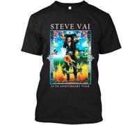 NKFTYTIUU Popular Steve Vai Passion & Warfare 25th Anniversary American T ShirtBlackXL