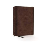 NKJV, Abide Bible, Leathersoft, Brown, Red Letter, Comfor (Rilegato in ecopelle)