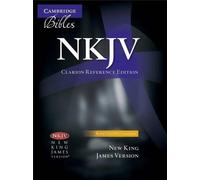 NKJV Clarion Reference Bible, Black Calf Split Leather, N (Rilegato in ecopelle)