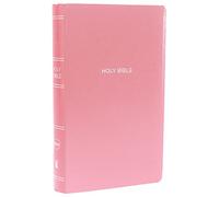 Thomas Nelson NKJV, Gift and Award Bible, Leather-Look, Pink, Red Le (Tascabile)