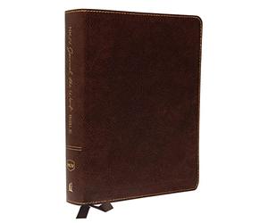 NKJV Journal the Word Bible: New King James Version, Brown, Bonded Leather, Reflect, Journal, or Create Art Next to Your Favorite Verses
