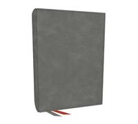 NKJV, Journal the Word Bible: Reflect, Journal or Create Art Next to Your Favorite Verses (Gray Leathersoft, Red Letter, Comfort Print)