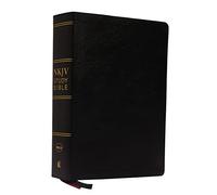 NKJV Study Bible: New King James Version, Black, Bonded Leather: Red Letter Edition, Comfort Print: The Complete Resource for Studying God’s Word