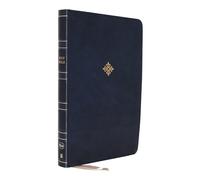 NKJV, Thinline Bible, Large Print, Leathersoft, Blue, Red Letter, Comfort Print: New King James Version, Blue Leathersoft, Thinline, Comfort Print: Red Letter Edition
