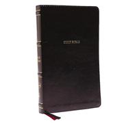 NKJV, Thinline Bible, Leathersoft, Black, Red Letter, Comfort Print: Holy Bible, New King James Version