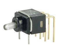 NKK Switches G12AP Interruttore a levetta 28 V DC/AC 0.1 A 1 x On / On Perman