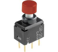 NKK Switches GB25AH GB25AH Pulsante 28 V DC/AC 0.1 A 2 x On / (On) Momentaneo 1