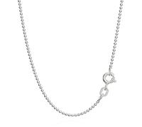 NKlaus 38cm catena a sfere in argento 925 per ciondolo catena in argento 1,20mm di larghezza 8924