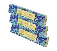 NKlaus 3X bastoncini di incenso Copal White - 45g incenso tradizionale indiano, profumo naturale per pulizia energetica, meditazione e rituali