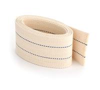 NKlaus 48 mm, 100% cotone naturale, stoppino piatto per lampada, per bruciatore a olio, lampada a olio con petrolio purificato
