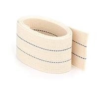 NKlaus 5 metri stoppino piatto intrecciato 64mm 100% cotone naturale stoppino a filo per lampada ad olio con paraffina purificata 1289