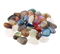 NKlaus 900g Pietre burattate Multi Mix 35-40 mm Pietre curative Pietre Gemme Pietre Gioiello Deco 14704